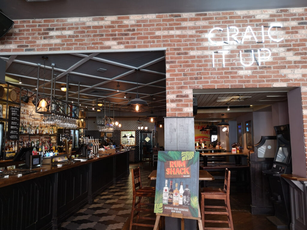 pub beer garden england v denmark euro 2020 football birmingham oneills irish broad street