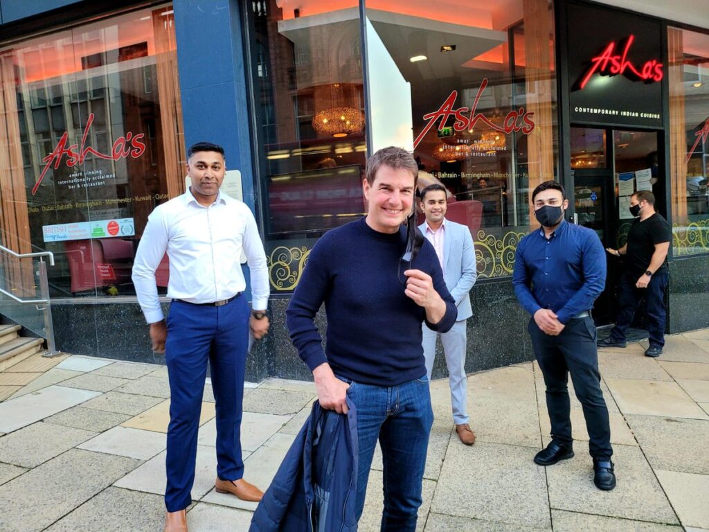 Tom Cruise at Asha's National Curry Week Birmingham
